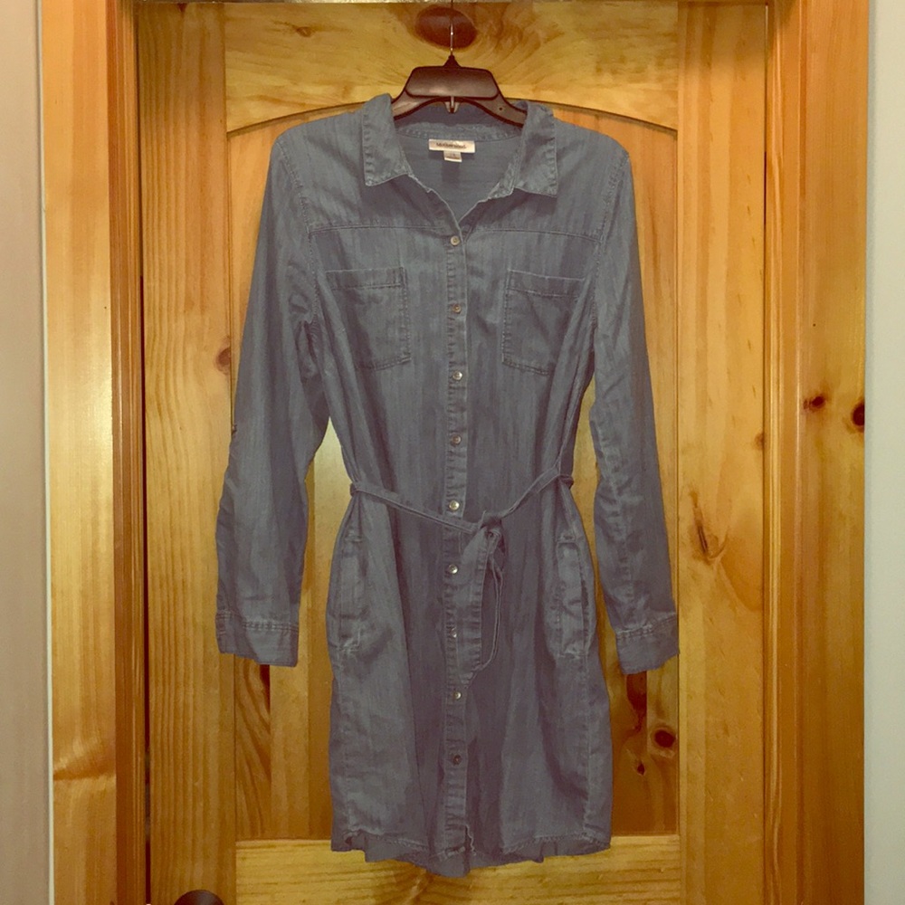 Motherhood Maternity Jean Dress Size Large